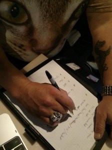 Taking notes and jotting thoughts