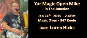 Hosting Yor Magic Open Mic at The Magic Oven on Keele in #JUnctionTO